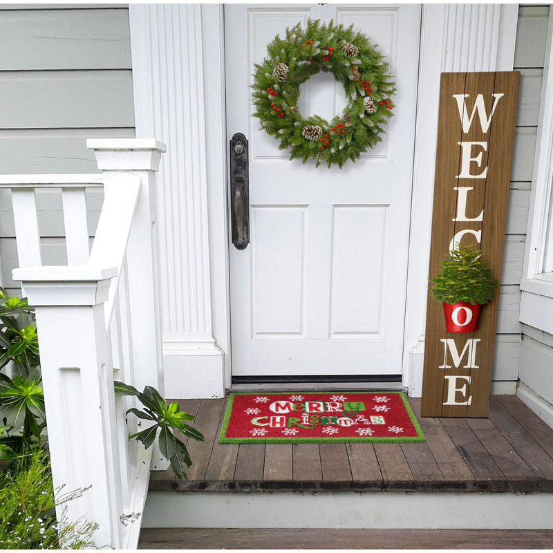 Ingimar Non-Slip Christmas Outdoor Doormat