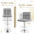 Swivel Adjustable Height Bar Stool-1250038356