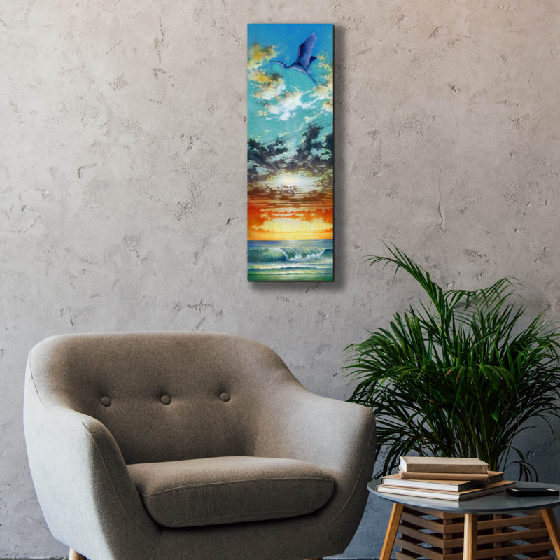 «Island ArrIVal» par James Mazzotta, art mural sur toile