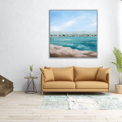 «Turquoise Isle I», reproduction d'art sur toile