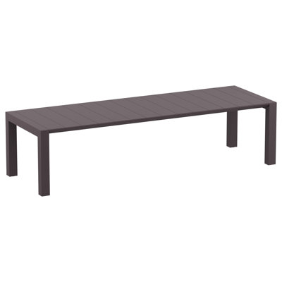 Table de salle à manger extensible en plastique Farrah