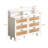 Rattan Storage Cabinet With LED Lights And Power Outlet-111654631