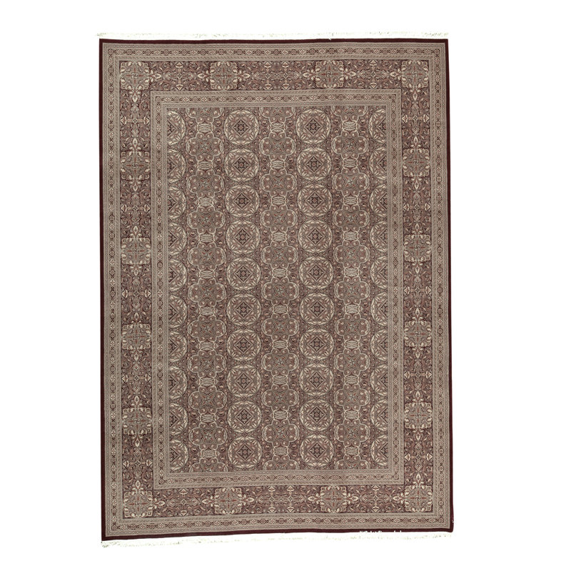 Hand-Knotted High-Quality Red Area Rug