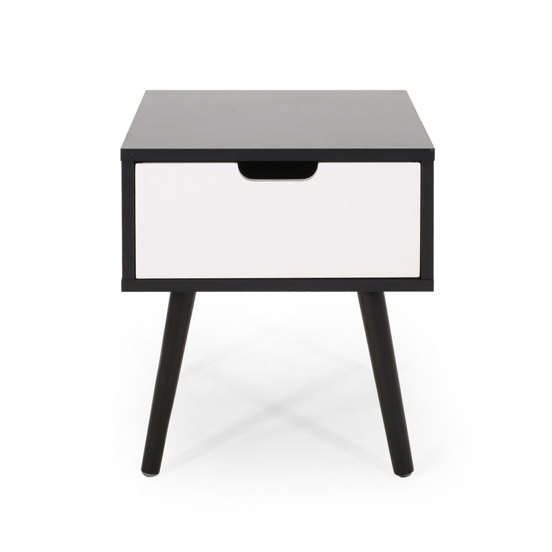 Table de bout, Noir blanc