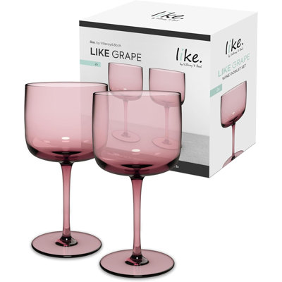 Villeroy & Boch Like Grape Wine/Water Glass Pair