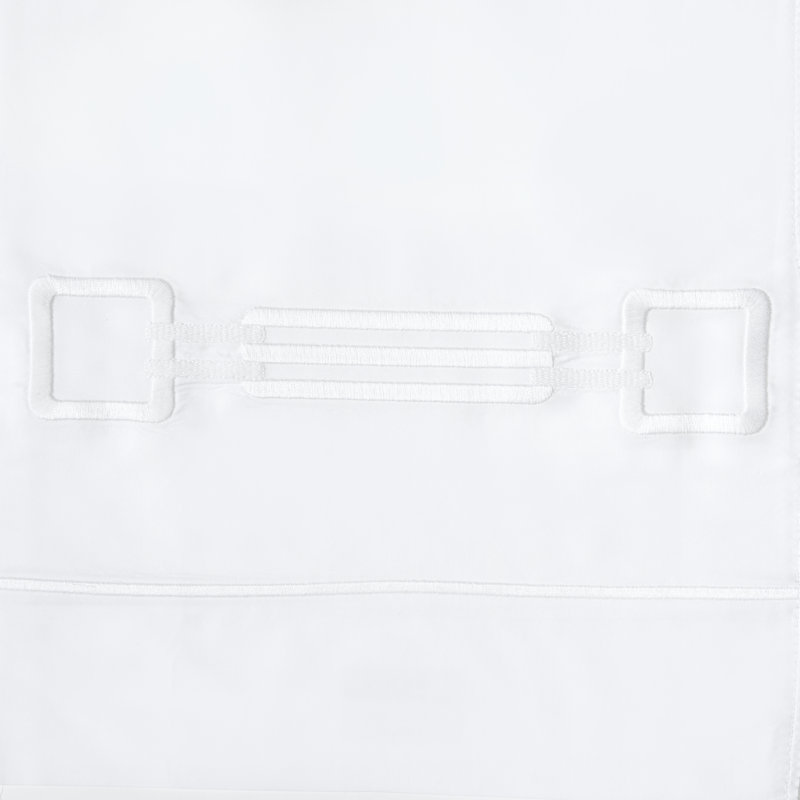 Retro Percale Flat Sheet, King Flat Sheet, White