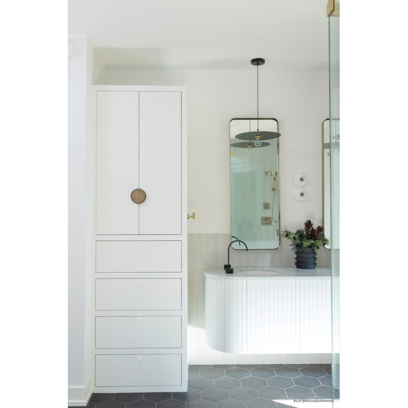 Allora 9" x 10" Porcelain Wall & Floor Tile, Solid Black