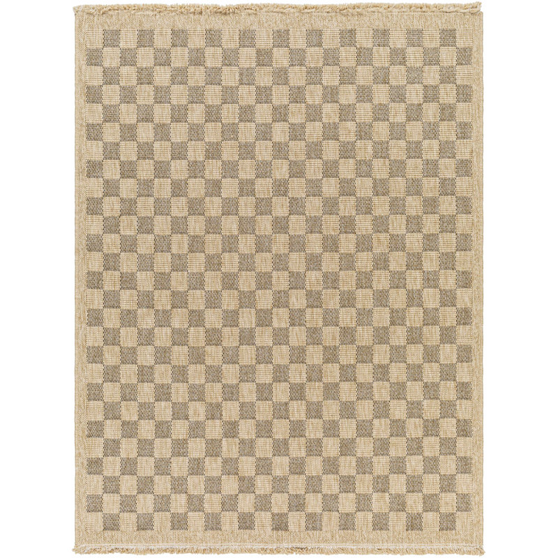 Tapis tissé à la machine Abbie, Rectangle 5 pi 3 po x 7 pi