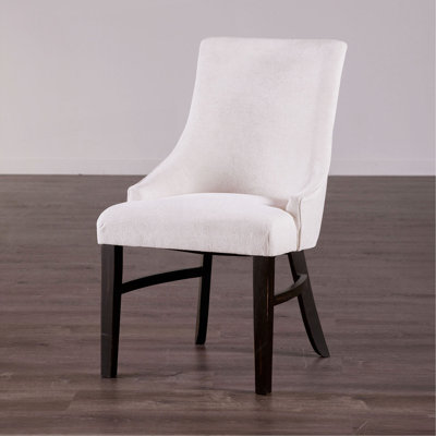 Chaise de salle à manger de style transitionnel 2 pièces