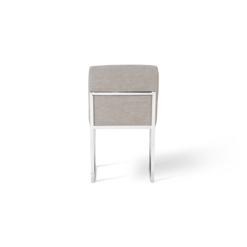Frozen Fabric Upholstered Side Chair