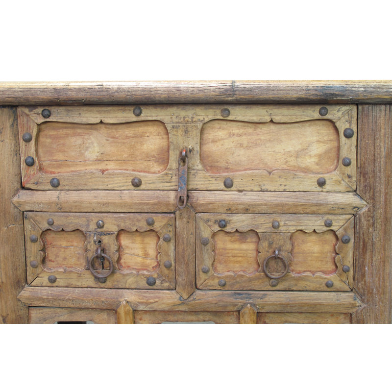 Carved Early 19th Century Elm Console