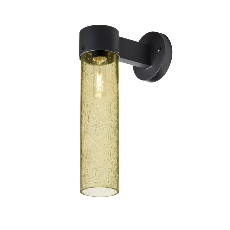 Cattalina Wall Light, 17.5" H x 5" W x 8.5" D, Black, Gold