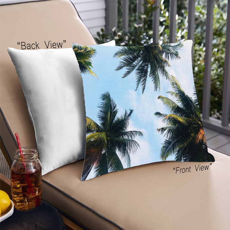 Coussin Plants Palm Tree, Synthétique