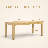 NTC Block 71 Inch Modern Farmhouse Dining Table, Rectangular Dinner Table for Dining Room, Living Room Furniture, Effortless Assembly-73500198-96329835