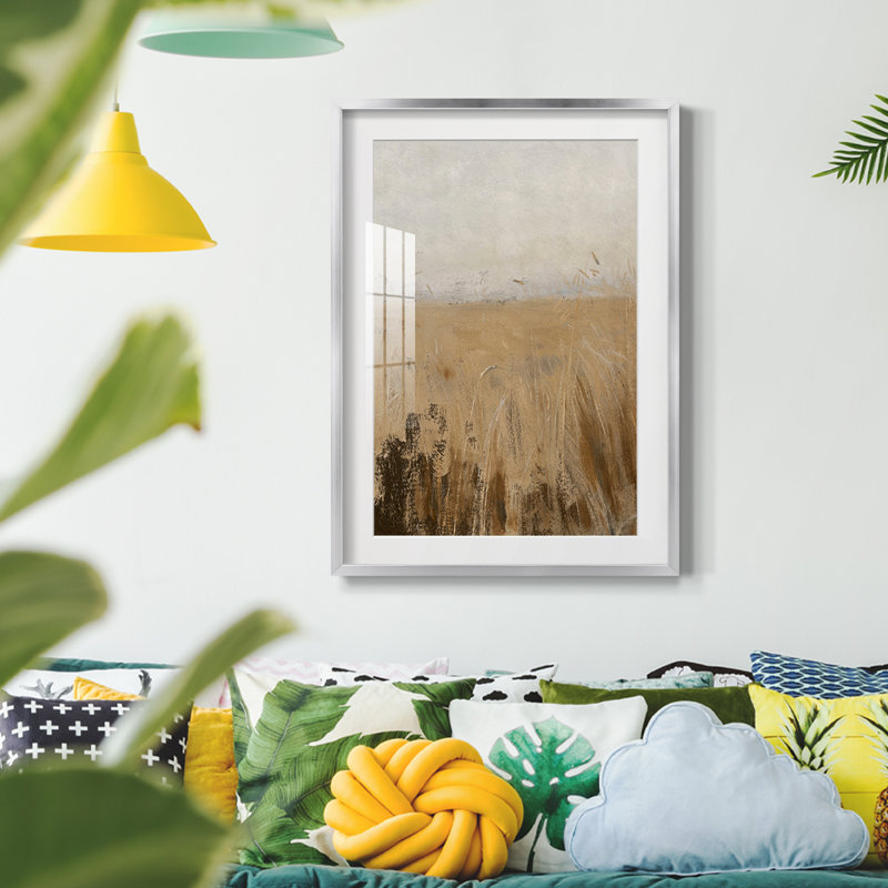 Paysage rétro CCLXVI - impression encadrée