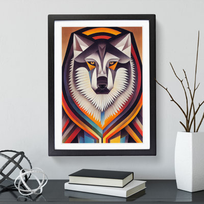 Wolf In Abstract No.1 - Wall Art