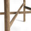 Stone Ridge Upholstered Bar Stool with Solid Wood Frame