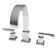 Secant Widespread Bathroom Faucet with Drain Assembly