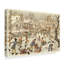 «Winter Town» par Graceleigh, reproduction d'art sur toile tendue-30399430