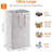2 Pack Laundry Hamper Large Collapsible Laundry Baskets, Freestanding Waterproof Clothes Hamper With Easy Carry Handles In Laundry Room Bedroom Bathroom College Dorm For Adults, 2 X 80L-40397521