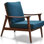 Fauteuil Charlotte, structure en noyer