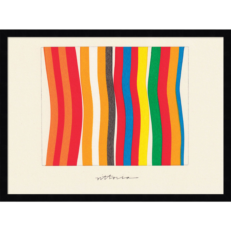 I'm Parallel To Myself by Amber Vittoria, 19" H x 25" W x 1" D, Black