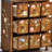 Nine-bucket cabinet decorative cabinet