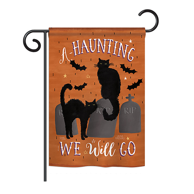 Drapeau de jardin Haro Haunting We Go Fall