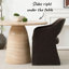 Fauteuil de salle à manger rembourré 19 po en chenille-874368772