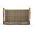 Outdoor Wood With Handmade Seat Natural + Grey And Back-871771451