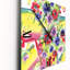 Horloge murale Vibrant Wild Spring Leaves and Wildflowers-280772020