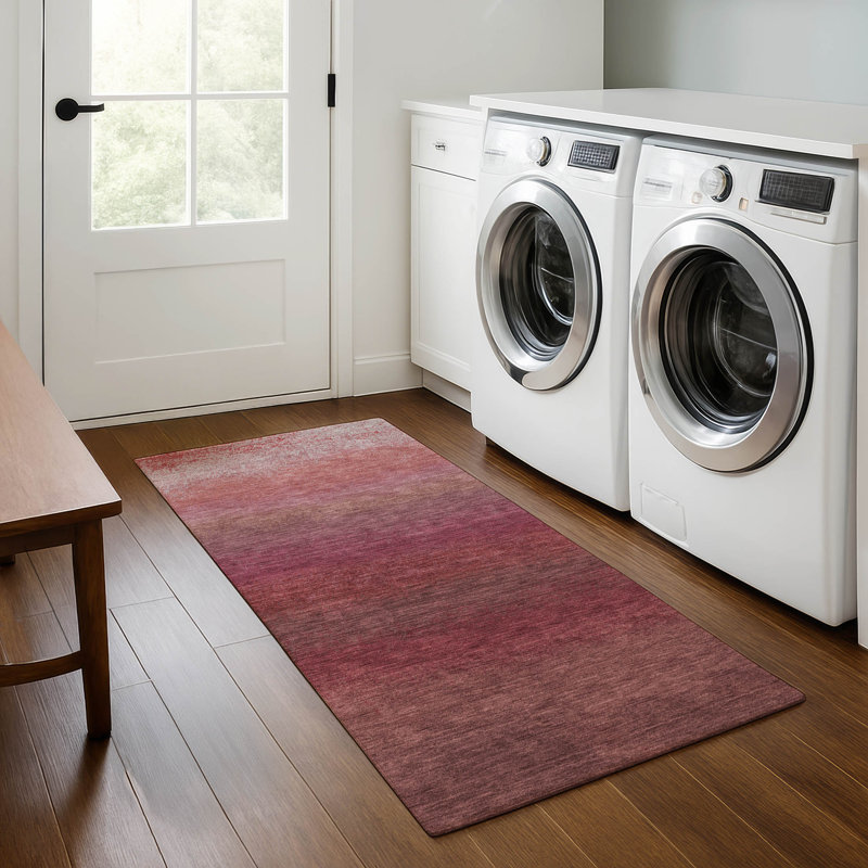 Premium Machine Washable Ariel Ombre Rug, Runner 2'3" x 7'6"