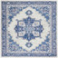 Tapis oriental ivoire / bleu Melyna-991167933