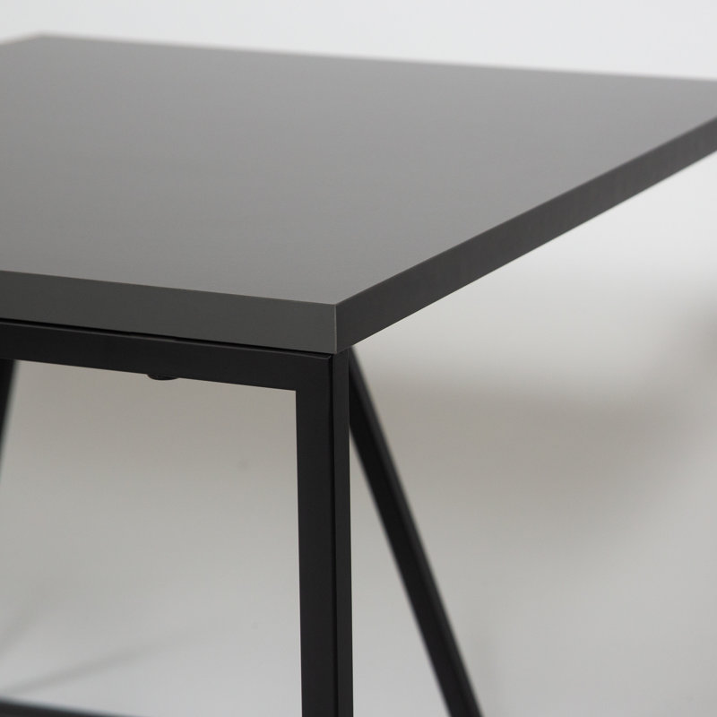 Table basse avec rangement Frame, gris