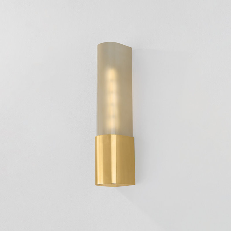 Chatham Six Light Sconce, Aged Brass