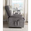 Fauteuil inclinable gris Power Lift avec massage