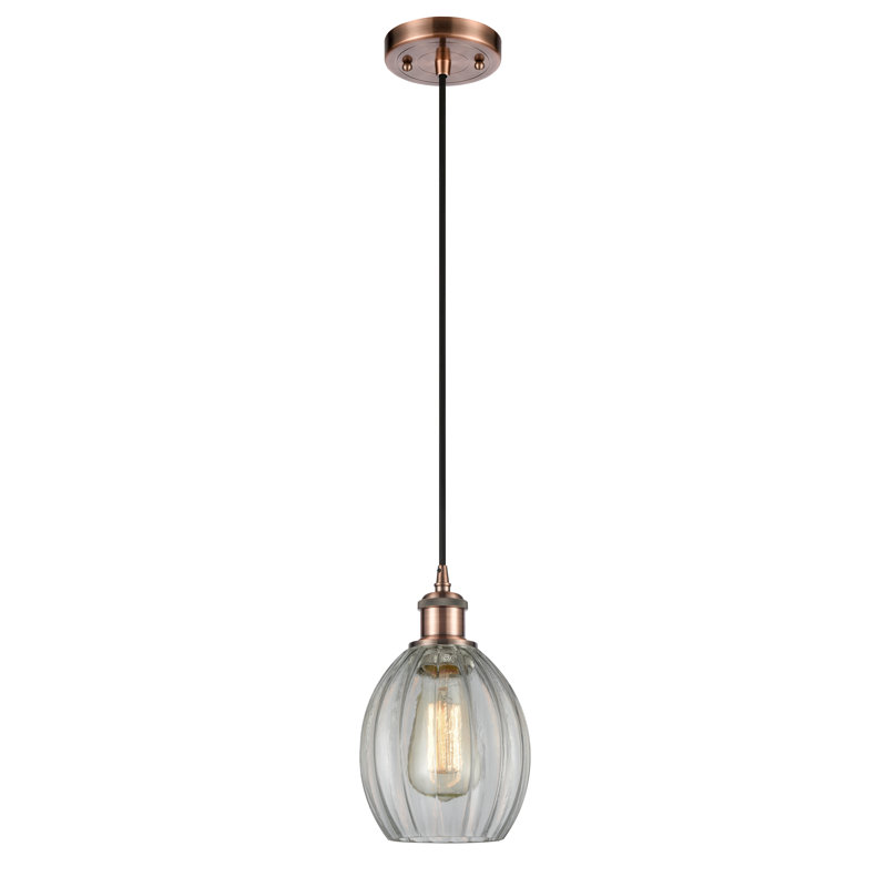 Bolduc 1 - Light Single Pendant, Antique Copper