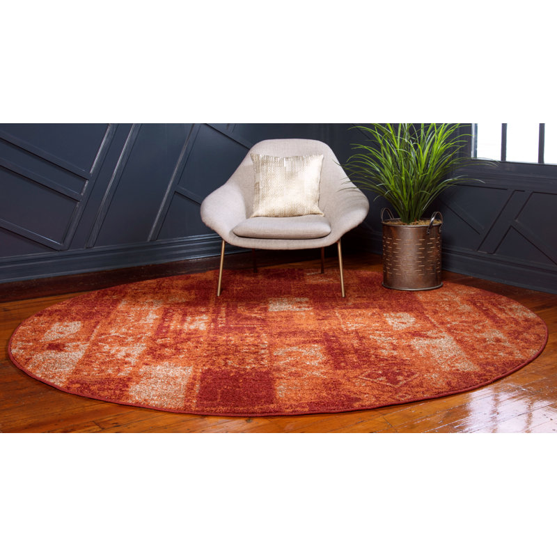 Veyo Abstract Indoor Rug, Round 3'3"