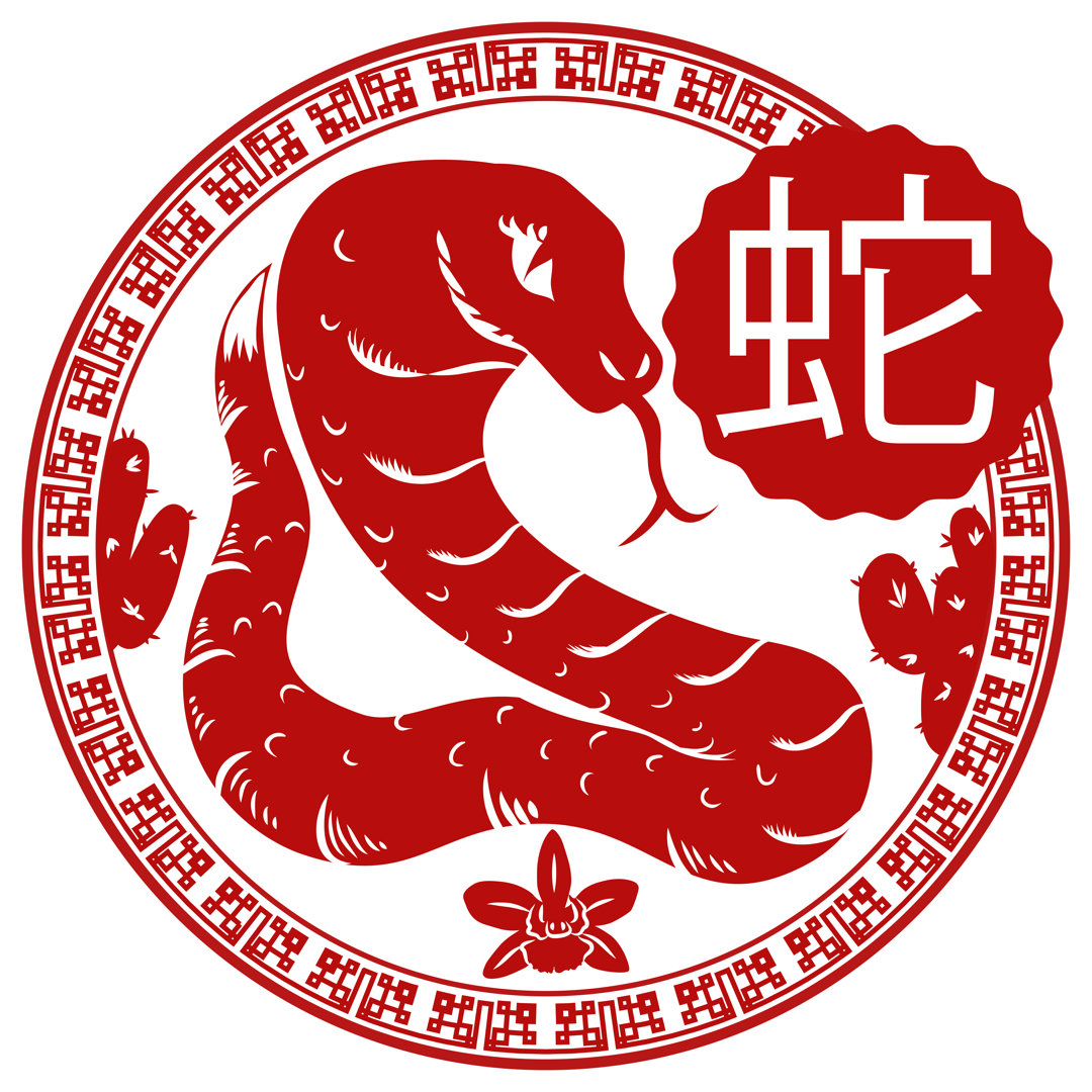 Leinwandbild Chinese Zodiac Animal: Snake von Penwin