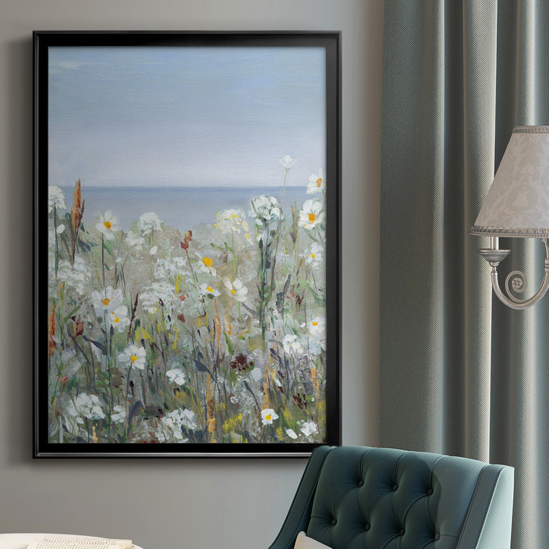 " Wild Sea Breeze I " Painting Print, Black, 36.5" H x 26.5" W