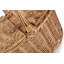 Wicker Oval Lidded Picnic Hamper Basket
