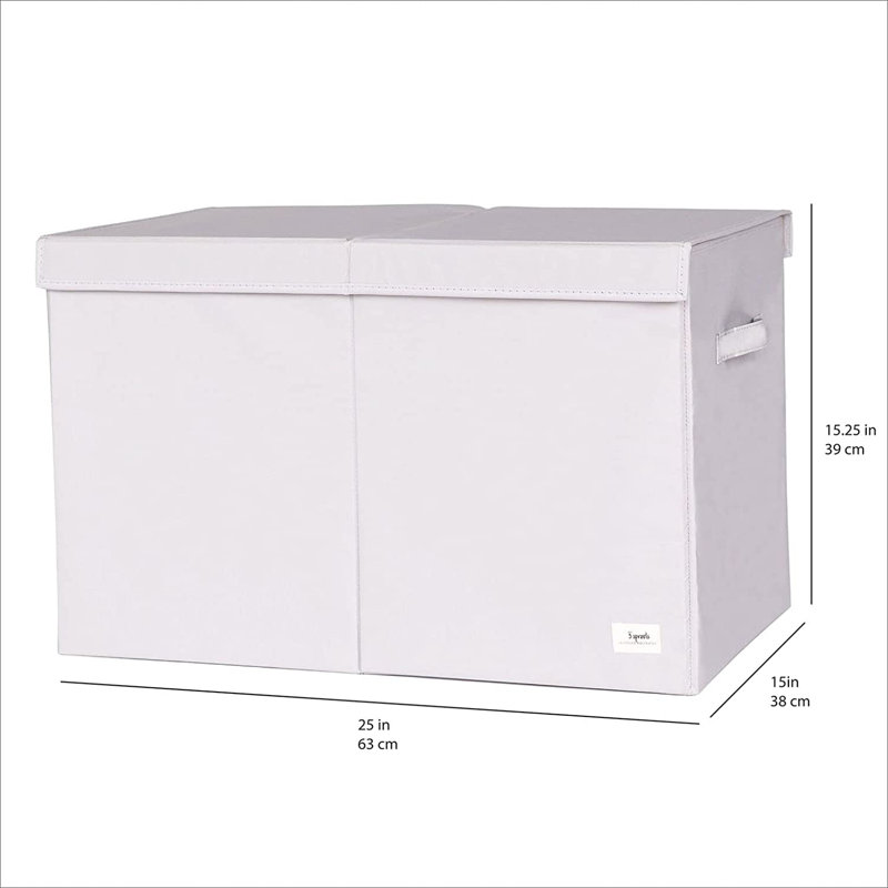 Cube en tissu, Gris clair