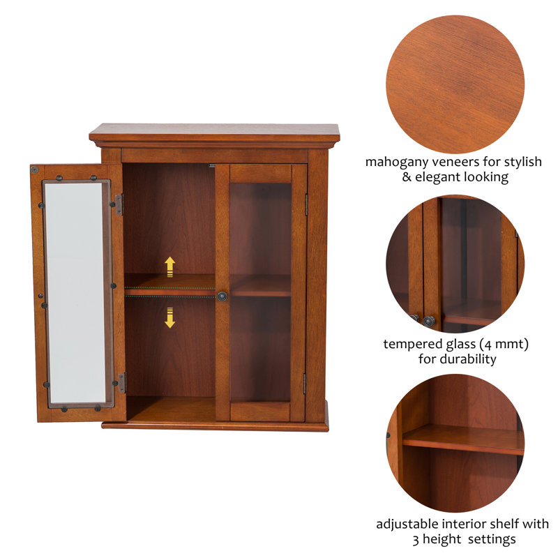 Armoire de salle de bain Durfee l 20 po x H 24,5 po x P 8,5 po