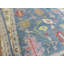 Tapis oriental turc bleu noué à la main 10 pi 4 po x 14 po 27ACD61D7F58446FAD2AA17DECEF375D