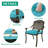 Newton Vivijason 5-Piece Patio Furniture Dining Set, All-Weather Cast Aluminum Outdoor Conversation Set, Include 4 Cushioned Chairs And 1 Round Table W/Umbrella Hole For Balcony, Lawn, Garden, Backyard-129911031