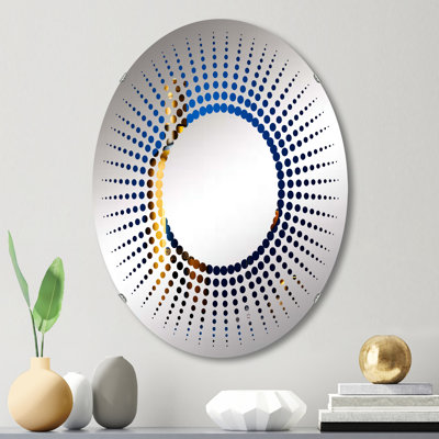 Mead Mystique - Miroir décoratif Starburst | Ovale