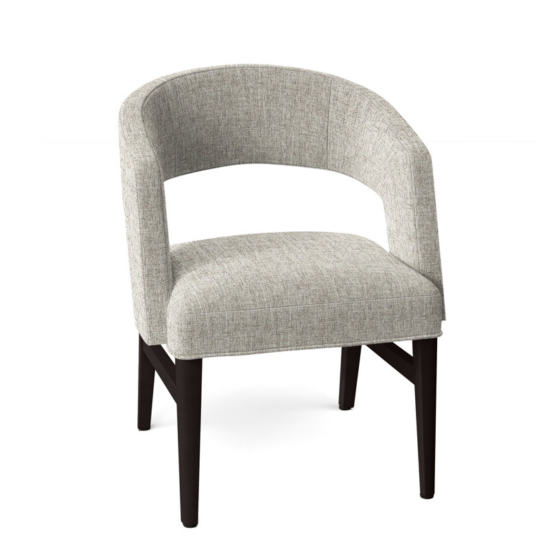 Chaise avec accoudoirs Bryant, 3155 Lin, Espresso