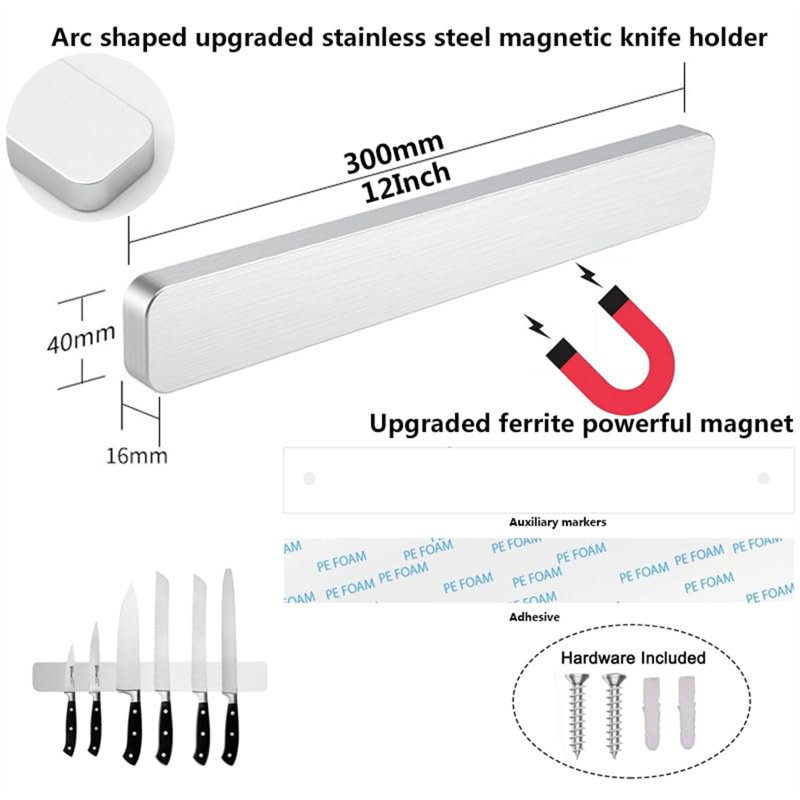 Belfry Kitchen Hillwix Magnetic Knife Holder