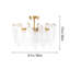Glass Lampshade Ceiling Flush Mount Light-826297088