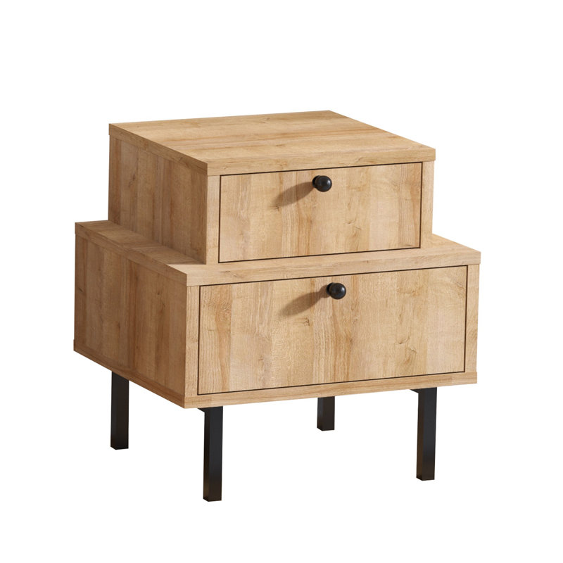 Dupoint 45cm W Manufactured Wood Bedside Table